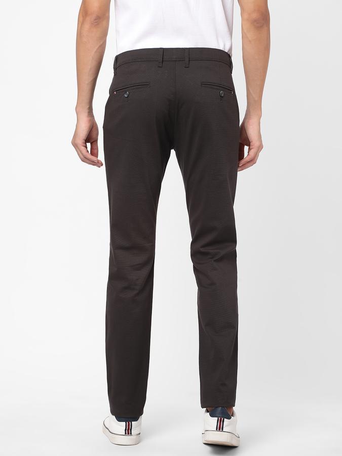 R&B Men Grey Casual Trousers image number 2