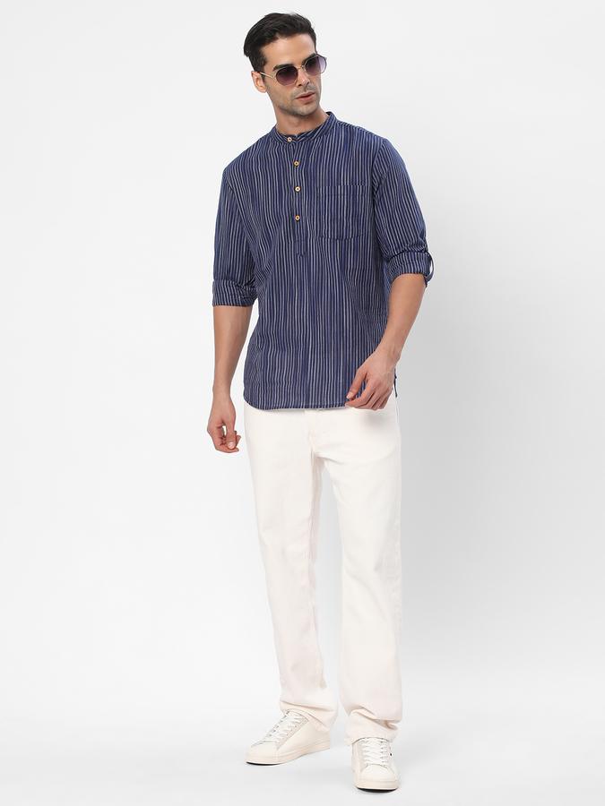 R&B Men Blue Casual Shirts image number 1