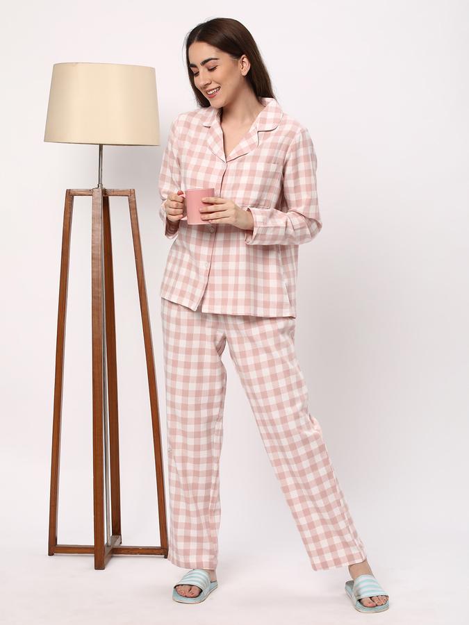 R&B Women Pink Pyjama Sets image number 1