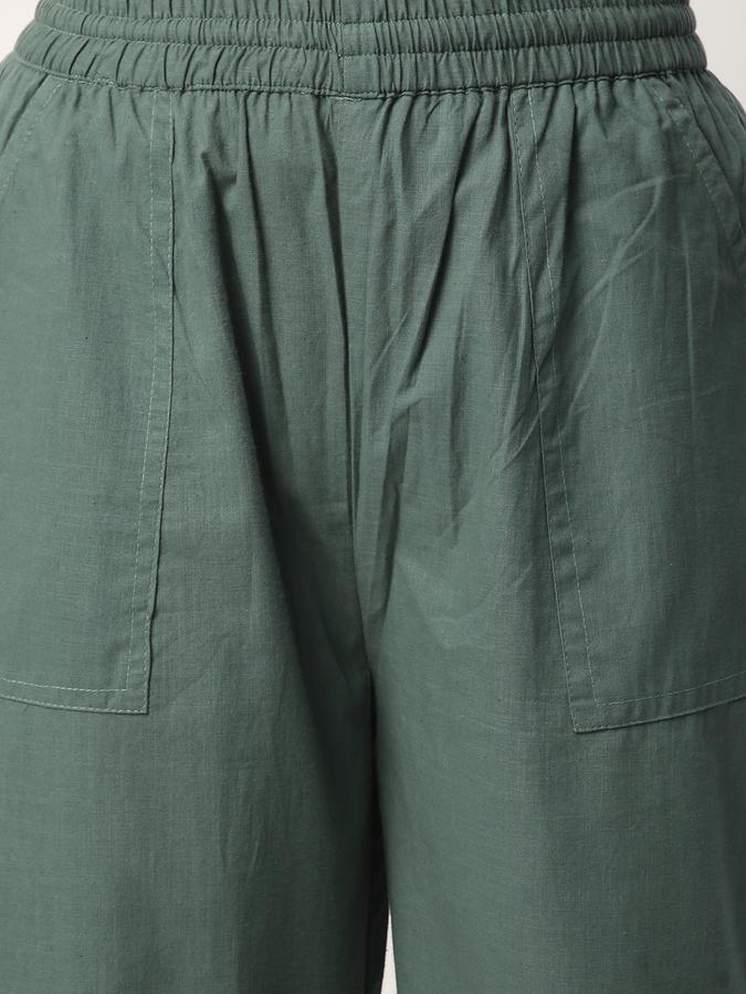 Women Ethnic Solid Pants image number 3
