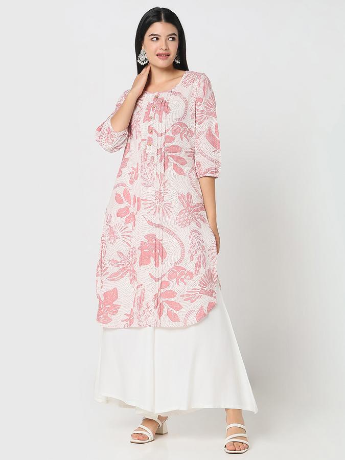 R&B Women's Pink Printed Tunic