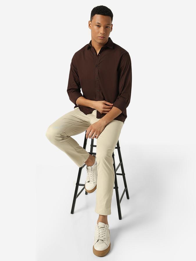 Men Solid Casual Shirt