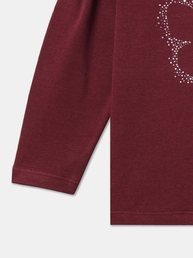 Girls Regular Fit Long Sleeve Turtleneck Top