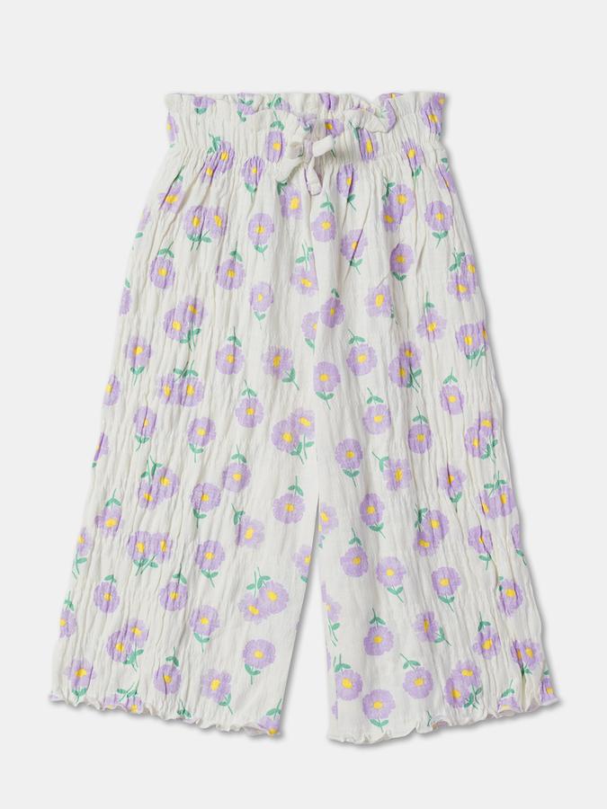 Girls Flat-Front Straight Fit Trousers image number 0