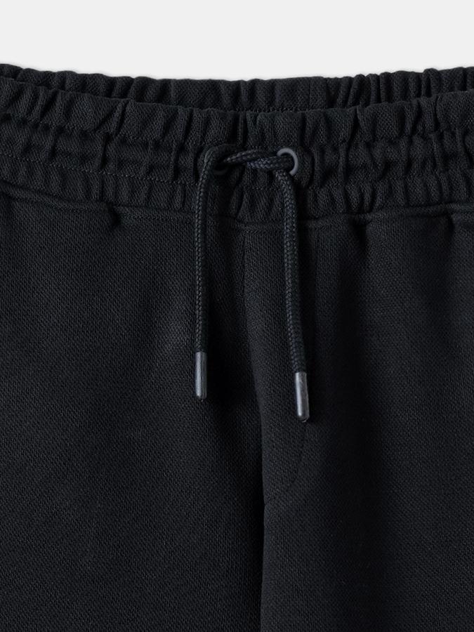 Boys Cotton Regular Fit Drawstring Waist Solid Joggers