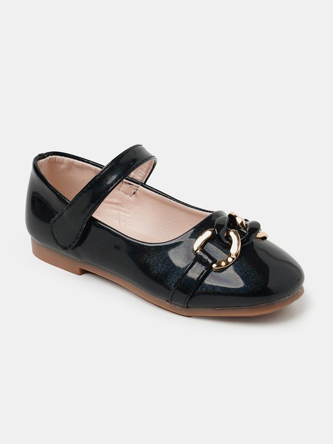 R&B Girls Black Casual Shoes image number 2