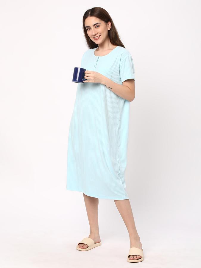 R&B Women Blue Night Dresses image number 1