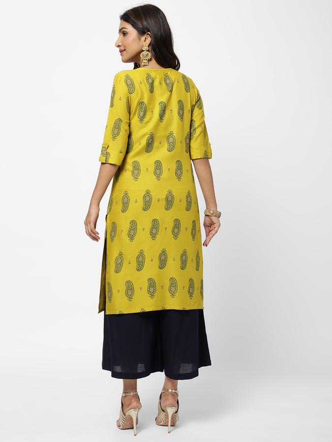 R&B Women Lime Kurtas image number 2