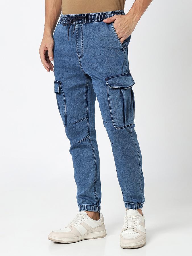 Men Solid Jeans image number 2