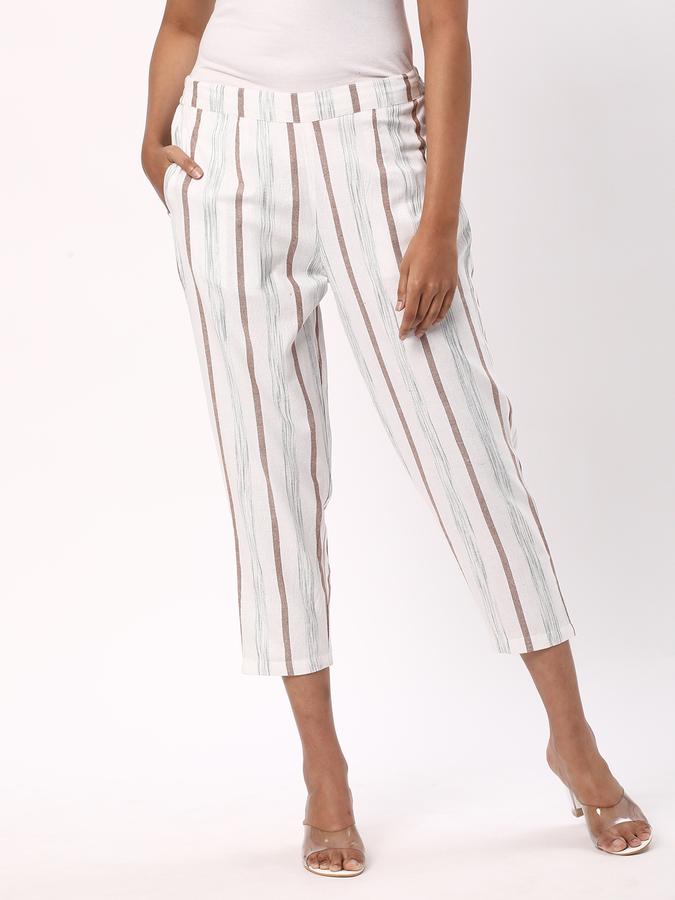 Women Striped Pants image number 0