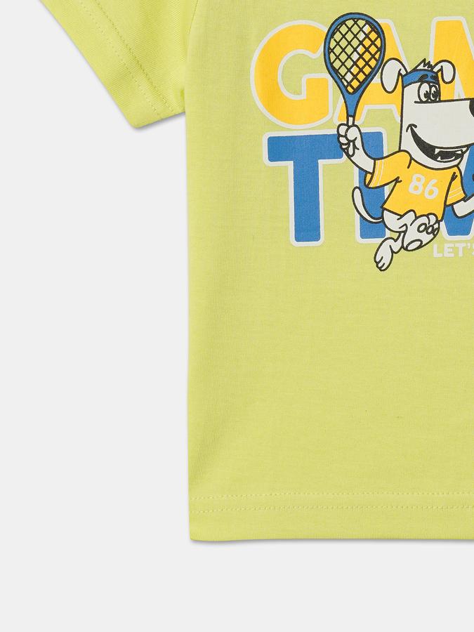Boys Regular Fit Round-Neck T-Shirt image number 3