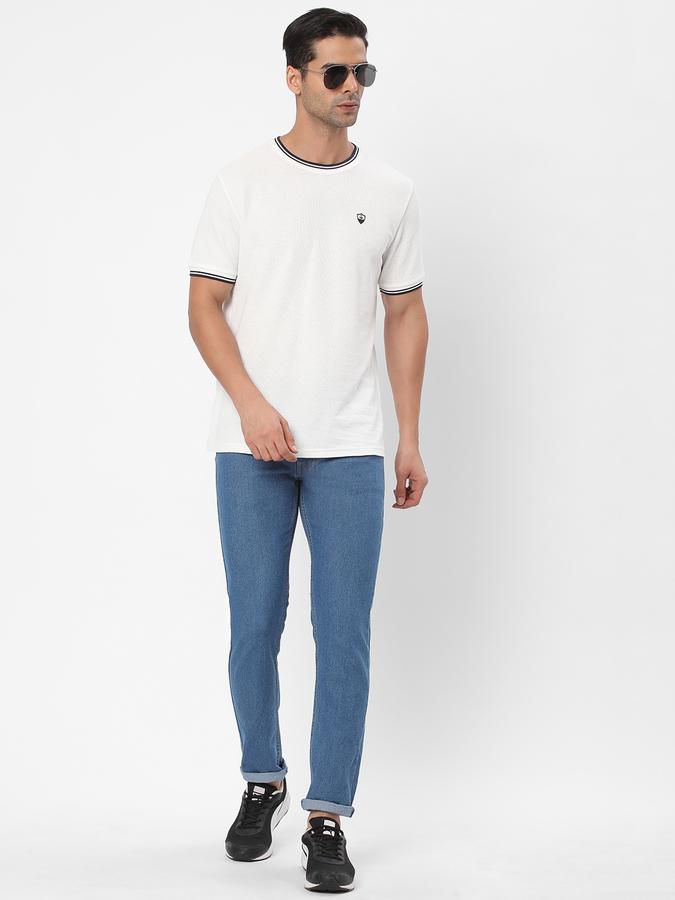 R&B Men's Basic Skinny Fit Jeans image number 1