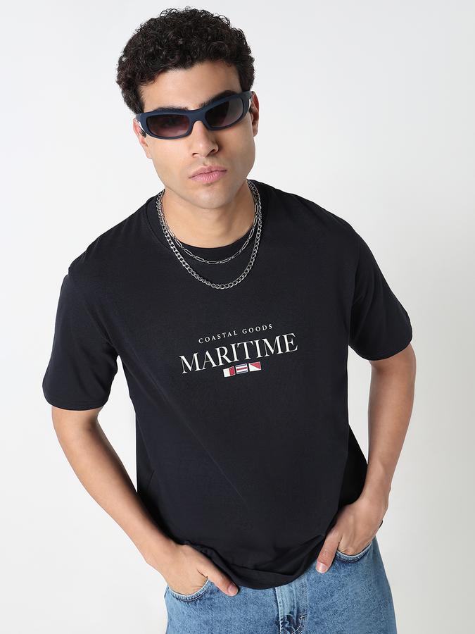 Printed Men Round Neck T-Shirt 