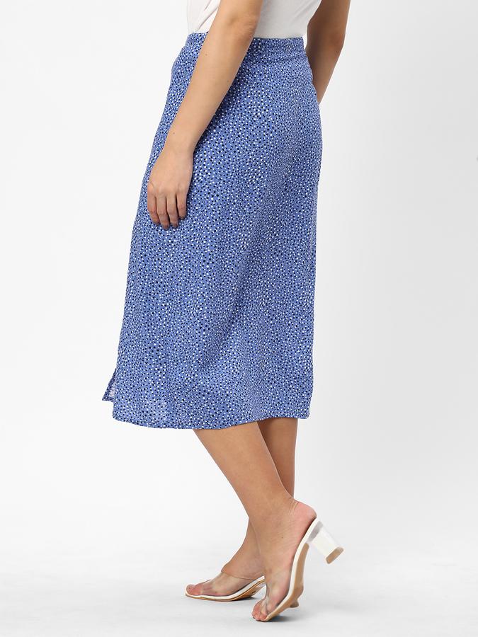 Women Floral Print Straight Skirt image number 2