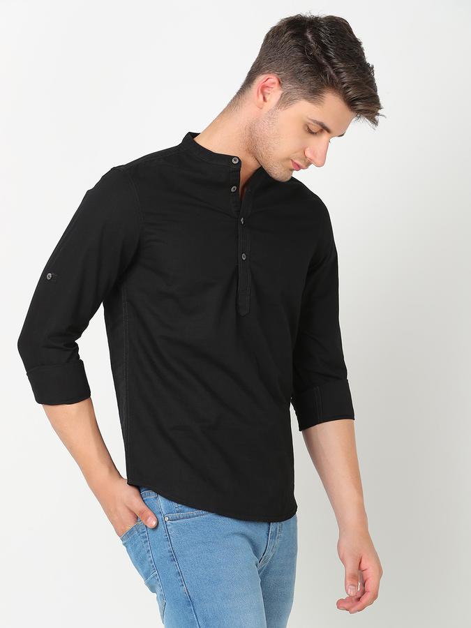 R&B Men's Solid Casual Shirt image number 2