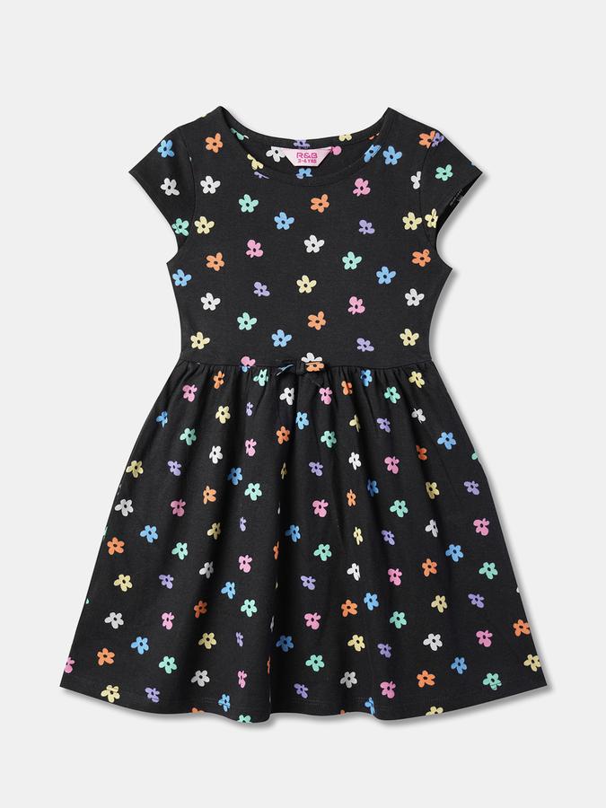 Micro Print Dress