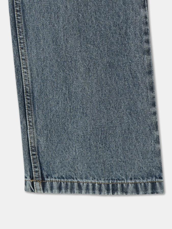 Girls Wide Fit Mid-Rise Cargo Style Jeans