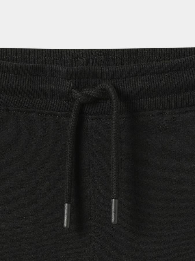 Boys Cotton Relaxed Fit Drawstring Waist Clean Hem Shorts