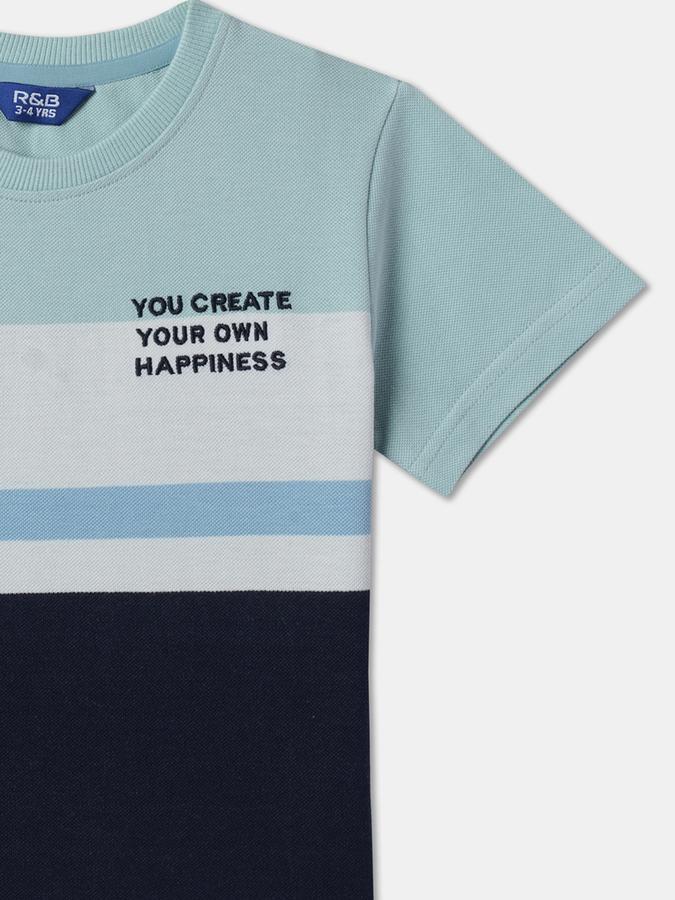Colourblock Crew-Neck T-Shirt image number 2