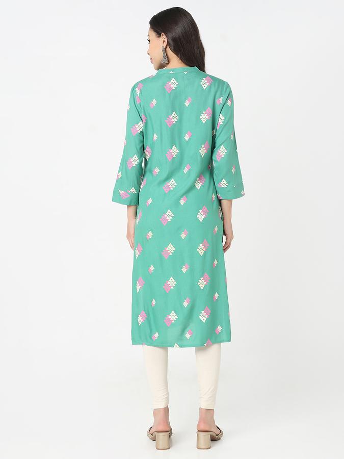 R&B Women's Jade Printed Kurta