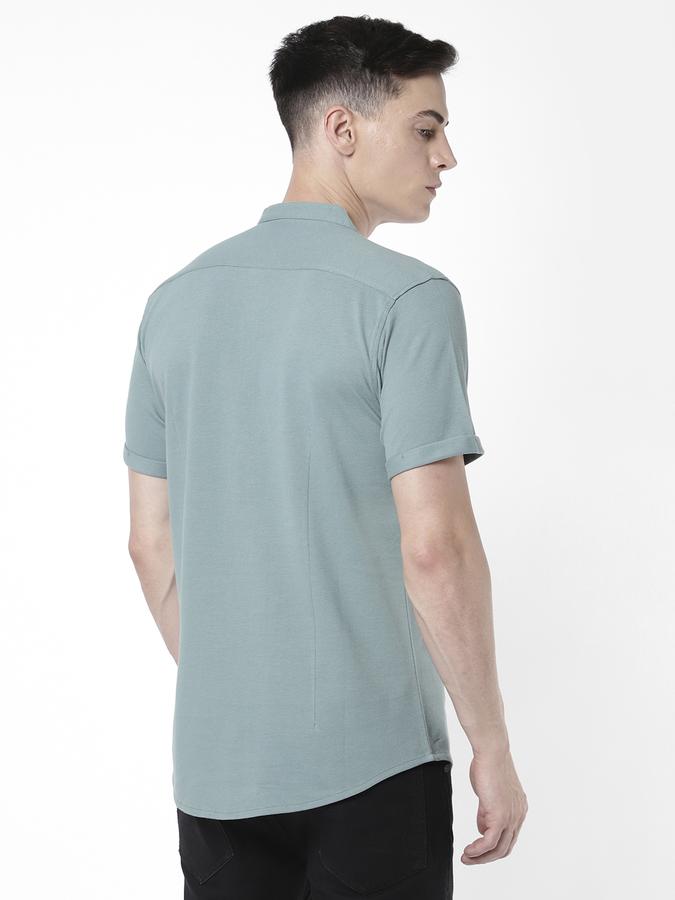 R&B Green Men Casual Shirts image number 2