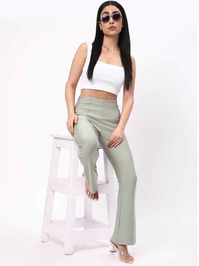 R&B Women's Flared Ponte Pants image number 1