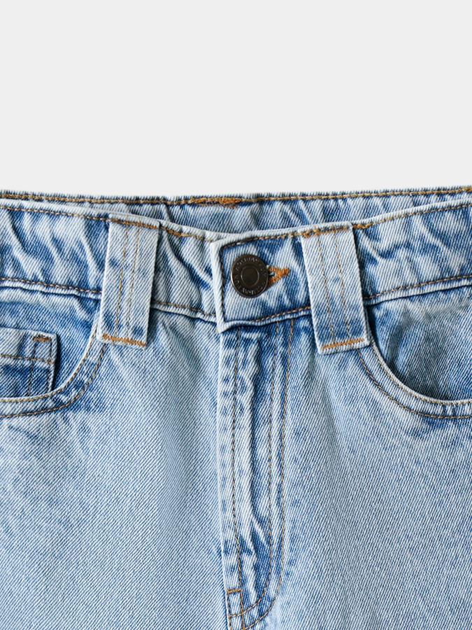 Boys Cotton Regular Fit Mid Rise Clean Hem Jeans