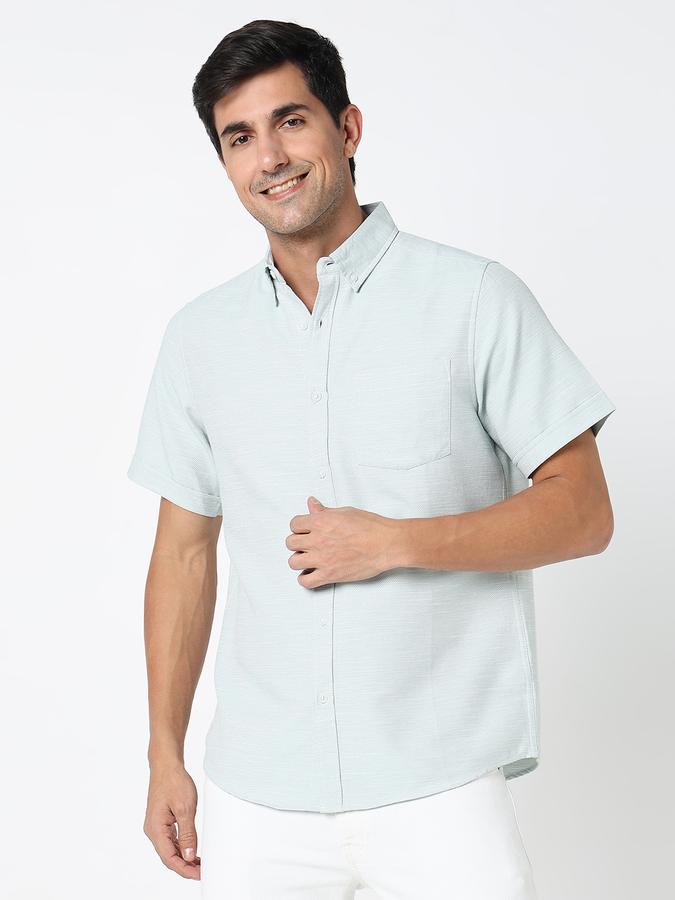 Men Self Design Casual Shirt image number 1