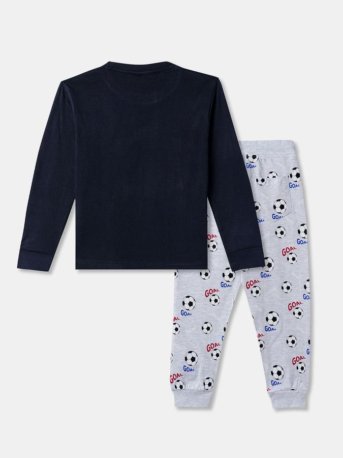 Boys Casual T-shirt Track Pants image number 1