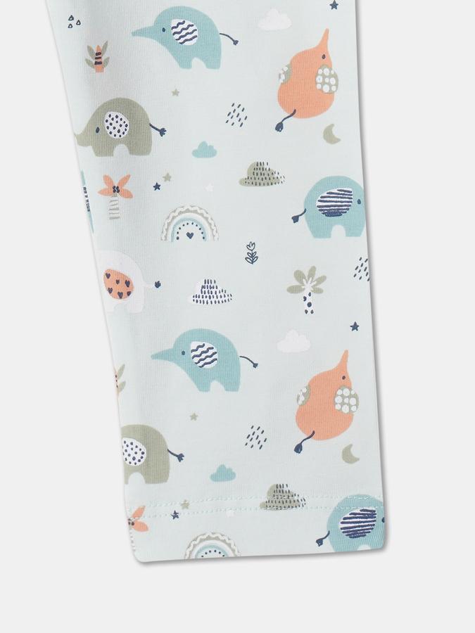 Girls Elephant Print Leggings image number 2
