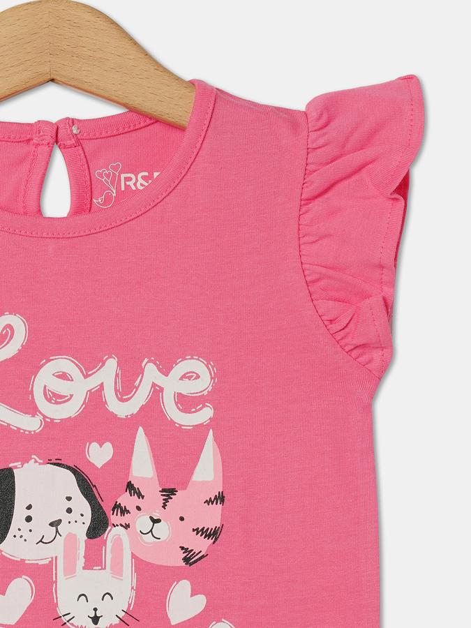 R&B Girls Pink T-Shirts image number 2