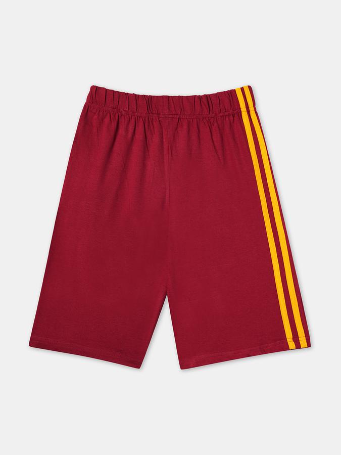 R&B Boys Red Shorts & 3/4Ths image number 1