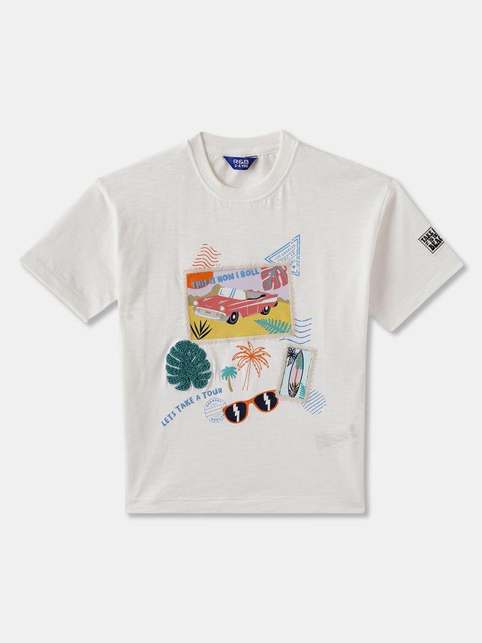 Boys Regular Fit Short Sleeve Crew Neck T-Shirt