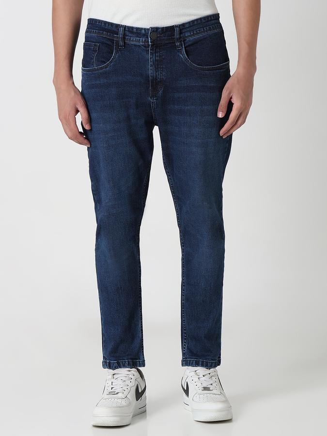 Men Solid Jeans image number 1