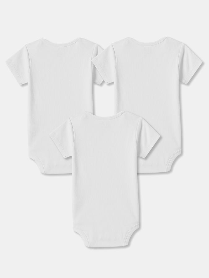 Romper For Baby Boys Solid Pure Cotton image number 1