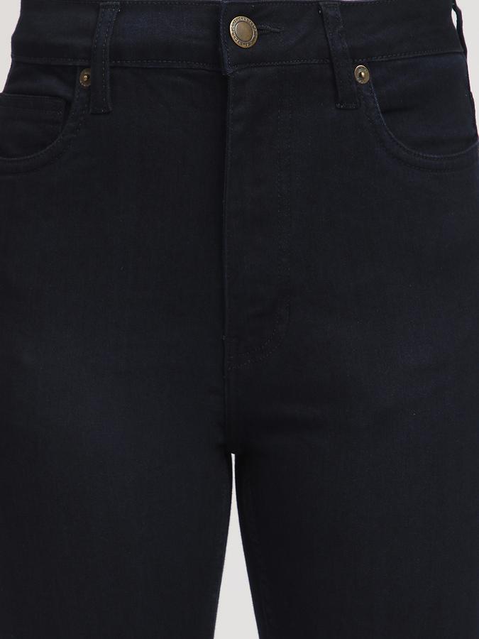 Women Stretch Denim Slim Fit High Rise Faded Jeans