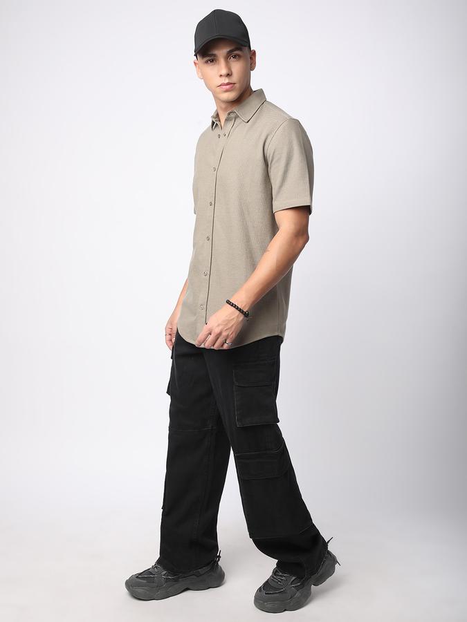 R&B Men Solid Casual Shirt image number 1
