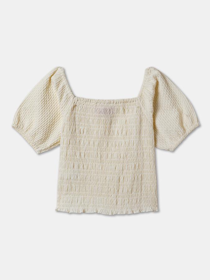 R&B GirLong Sleeves Pure Cotton A-line Top image number 1