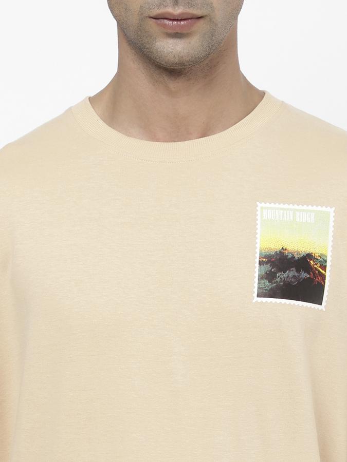 R&B Beige Men Sweatshirts & Hoodies image number 3