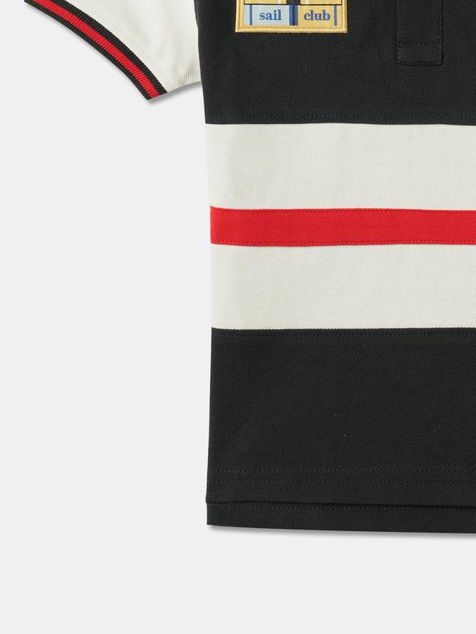 Boys Regular Fit Short Sleeve Polo Collar T-Shirt