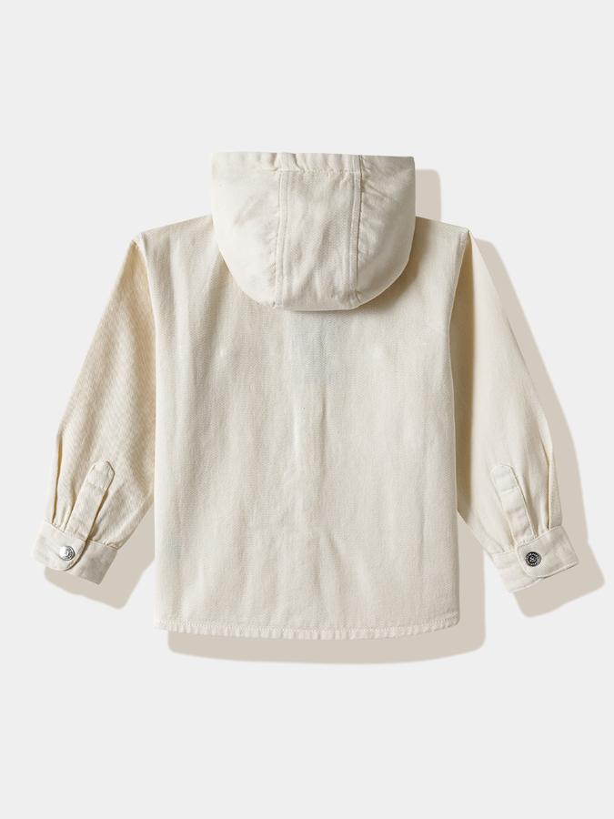 Boys Cotton Regular Fit Long Sleeve Solid Shirt