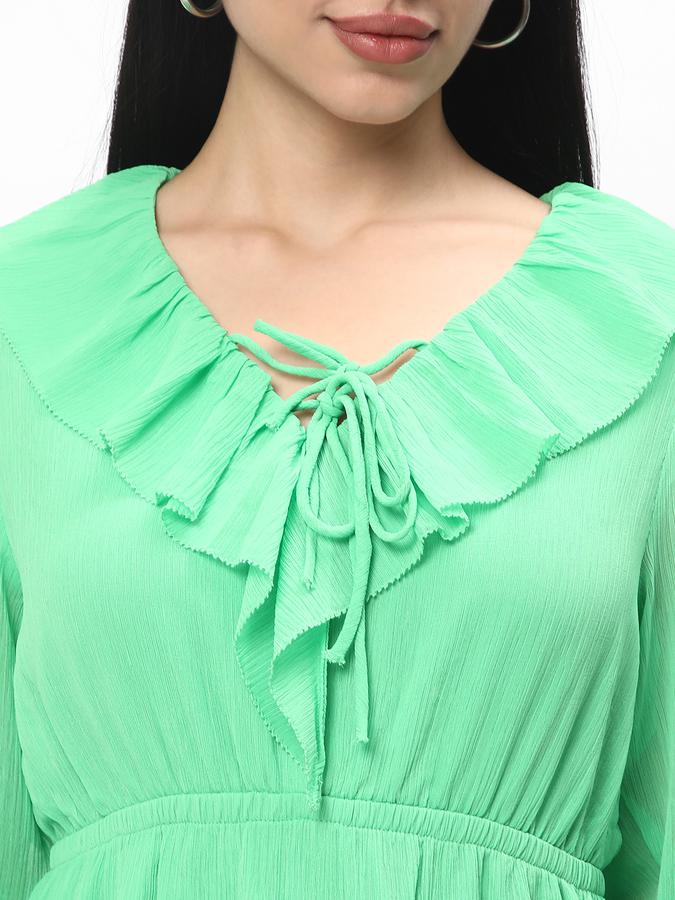 R&B Women's Ruffled Short Dress image number 3