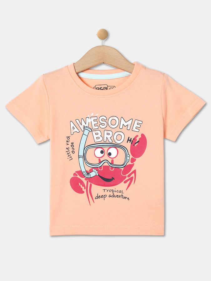 R&B Boys Peach T-Shirts image number 0