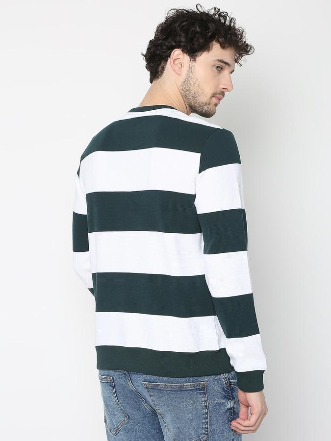 Men Colourblock Regular Fit Sweatshirt image number 3