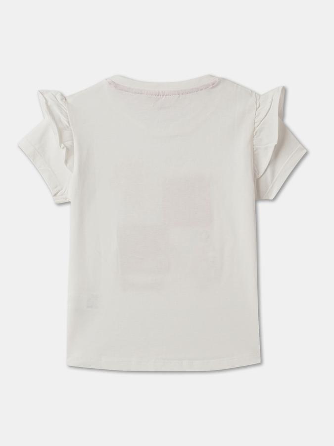 Girls Embroidered Regular Fit Top image number 1