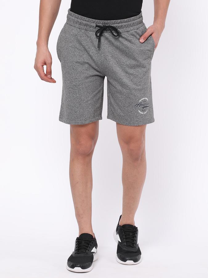 R&B Men Grey Shorts