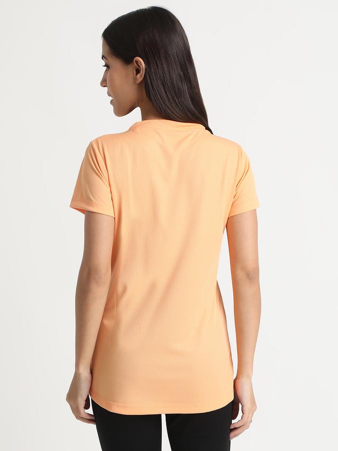 Women Polyester Regular Fit Round Neck Solid Top