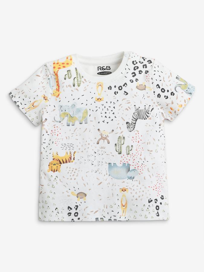 Boy Animal Print Pants & T-Shirt Set image number 0