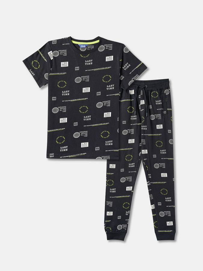 Boys Printed T-Shirt & Joggers Set image number 0