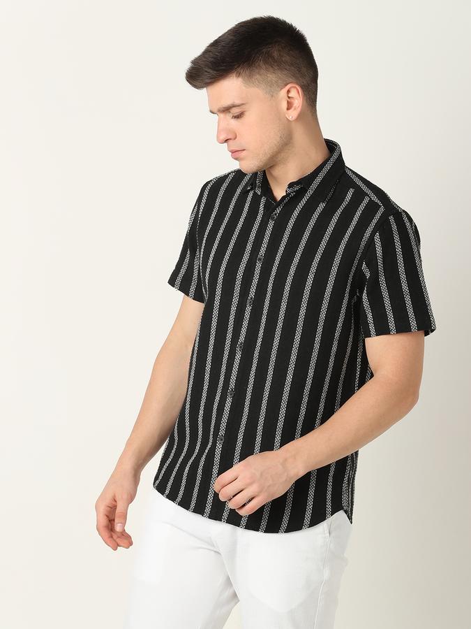 Men Striped Regular Fit Shirt image number 1